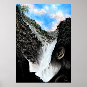 Human Nature Surrealism Art Poster Print Painting