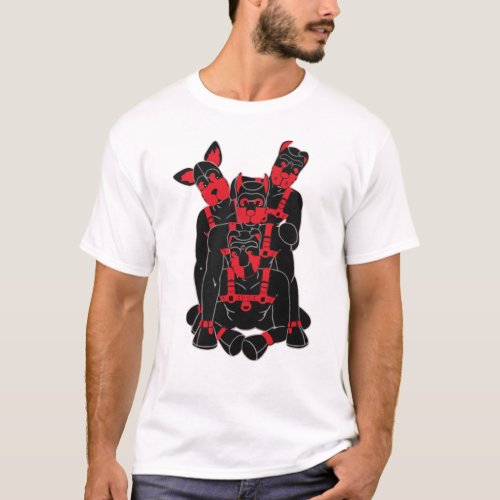 Human Pups at Play T_Shirt