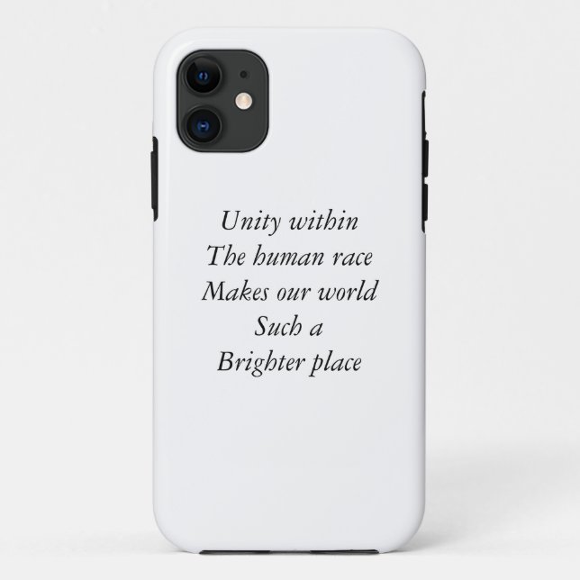 Human race unity Case-Mate iPhone case (Back)