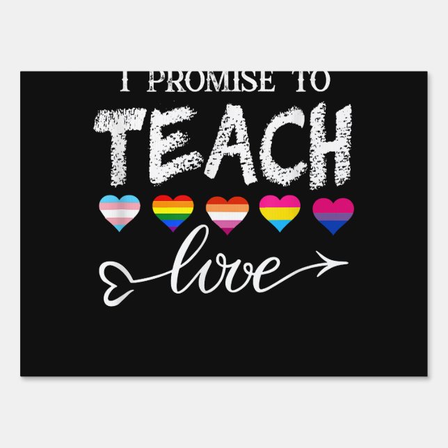 HUMAN Rainbow Flag  6 Sign (Front)
