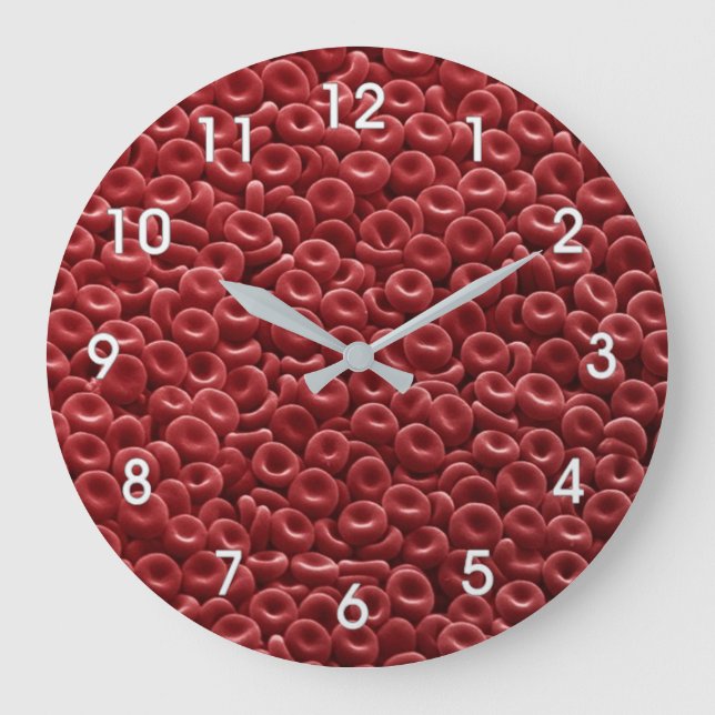 HUMAN RED BLOOD CELLS CLOCK (Front)