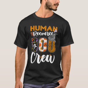Human Resource Boo Crew Halloween Matching HR T-Shirt