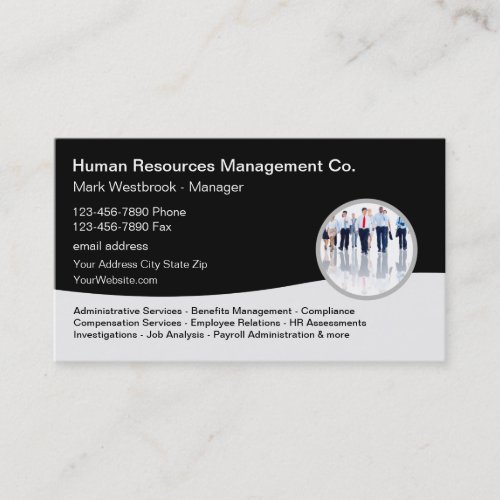 Human Resource Management Business Cards