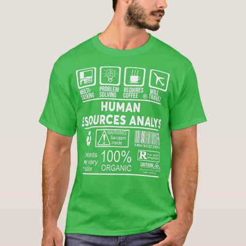 HUMAN RESOURCES ANALYST NICE DESIGN 2017 T_Shirt