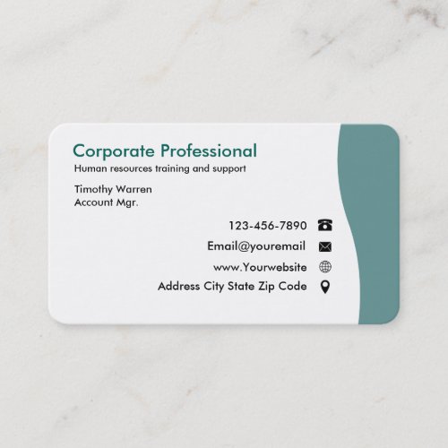 Human Resources Business Cards
