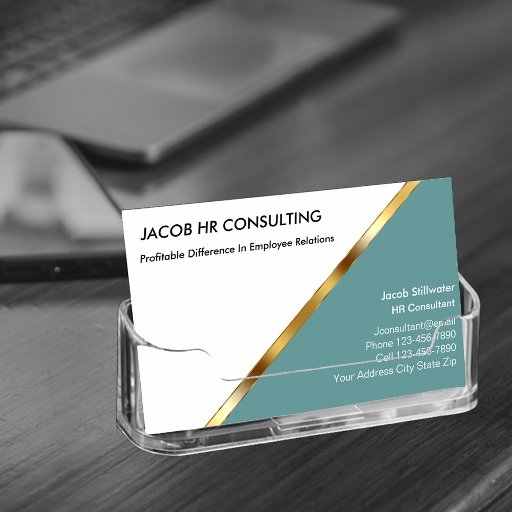 Customizable Human Resources Business Cards
