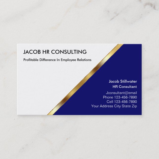 Human Resources Business Cards (Front)