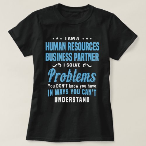 Human Resources Business Partner T_Shirt