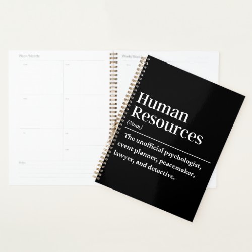 Human resources definition  planner