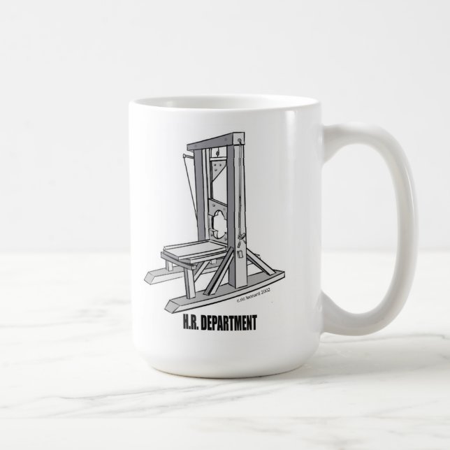 Human Resources Department Funny Graphic Coffee Mug (Right)