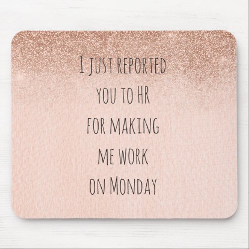 Human Resources HR Funny Mousepad Office Humor