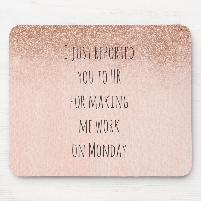 Human Resources HR Funny Mousepad Office Humor (Front)