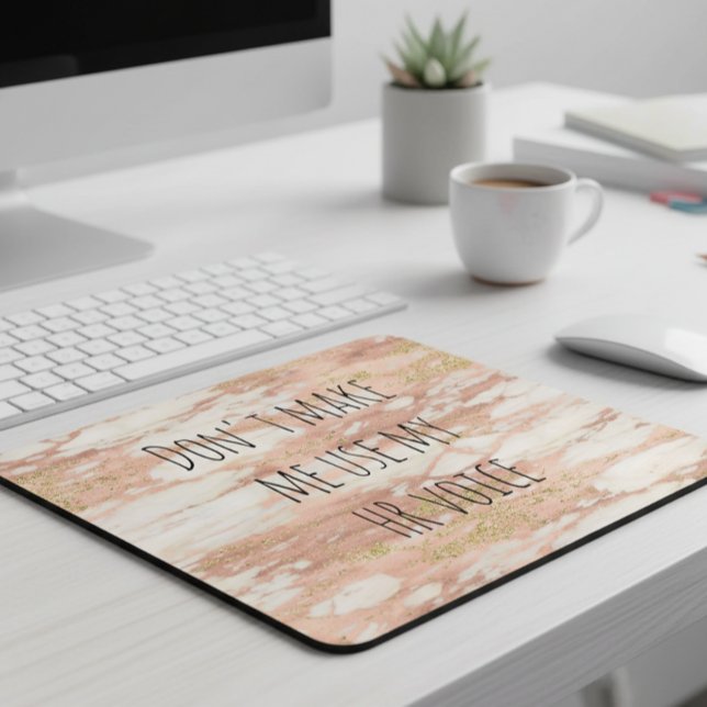 Human Resources HR Voice  Office Work Humor Mouse Pad (Creator Uploaded)
