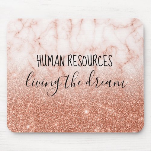 Human Resources Living the Dream Office Work Humor Mouse Pad