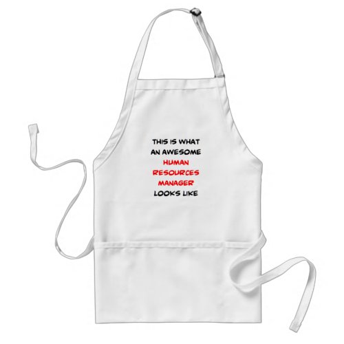 human resources manager awesome adult apron