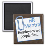 Human Resources Mantra Magnet at Zazzle