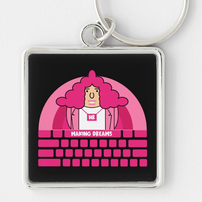 Human Resources Office Keychain (Front)