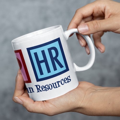 Human Resources Peace Love HR Coffee Mug
