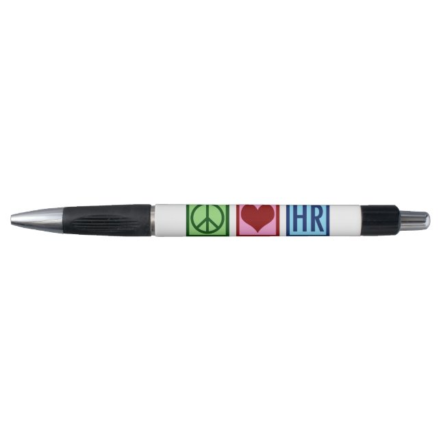 Human Resources Peace Love HR Pen (Front)