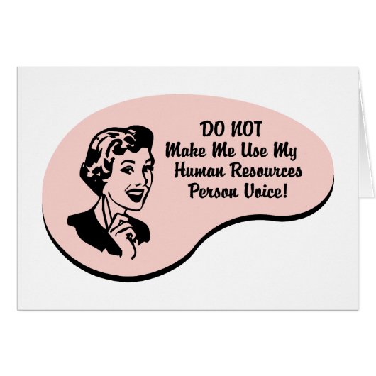 Human Resources Person Voice (Front Horizontal)