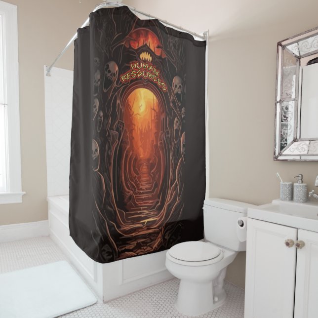 Human Resources Shower Curtain (In Situ)