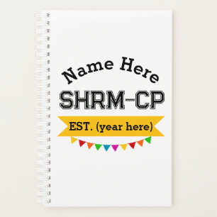 Human Resources SHRM-CP Personalized Gift Planner