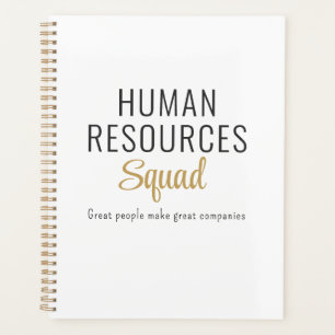 Human Resources Squad with Motivational Quote Planner