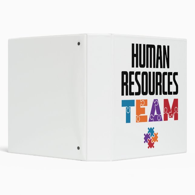 Human Resources Team HR 3 Ring Binder (Background)