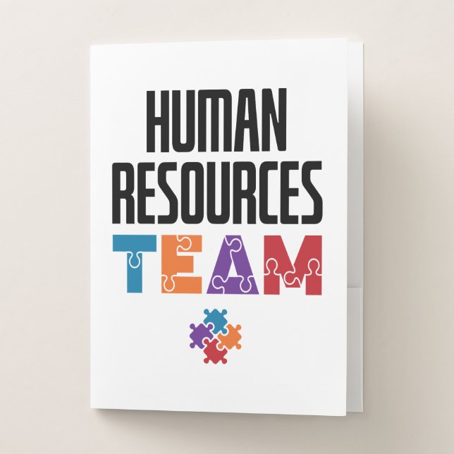 Human Resources Team HR Pocket Folder (Front)