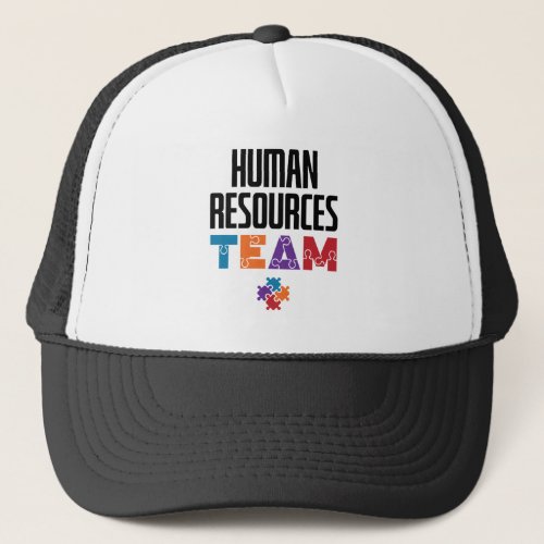 Human Resources Team HR Trucker Hat