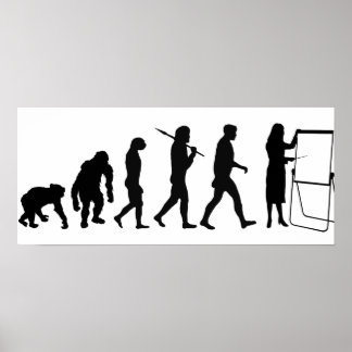 Human Resources Training Lecturer Gear Poster