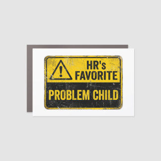 Human Resources Walking HR Violation Performance Car Magnet