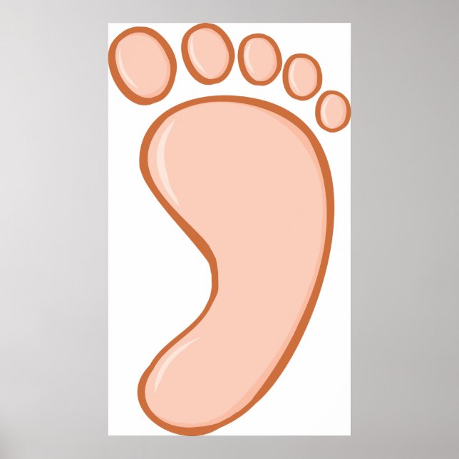 Human Right Foot Poster (Front)