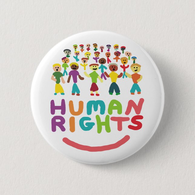 Human Rights Button (Front)