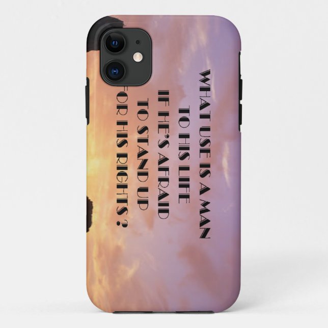 Human rights Case-Mate iPhone case (Back)