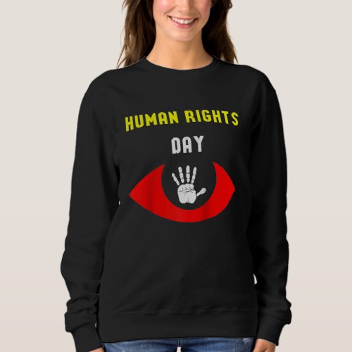 Human rights day Raglan Sweatshirt
