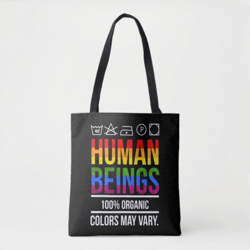 Human Rights Equality Support LGBT Awareness Tote Bag