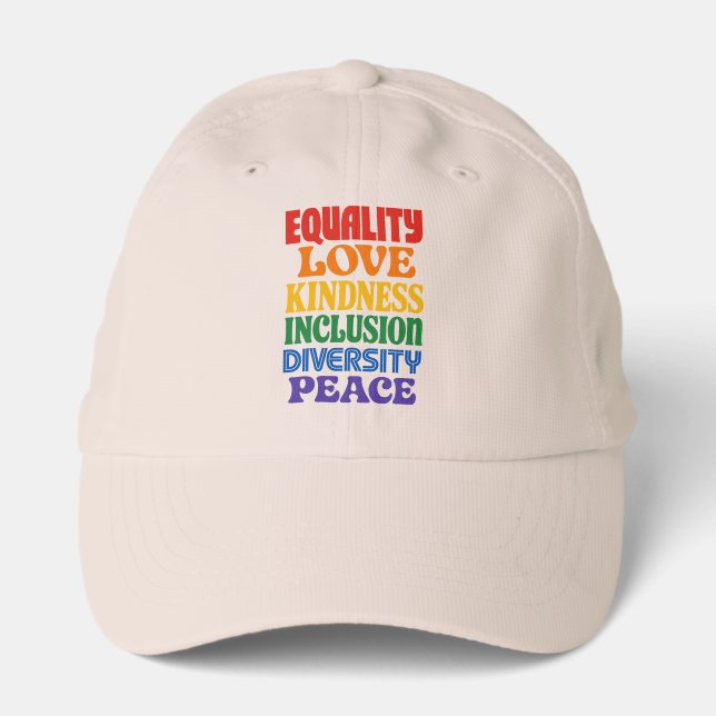 Human Rights For ALL Performance Cap (Front)