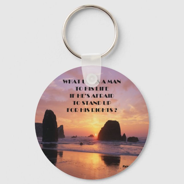 Human rights keychain (Front)