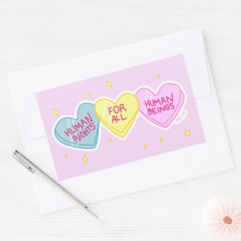 Human Rights sticker | Zazzle