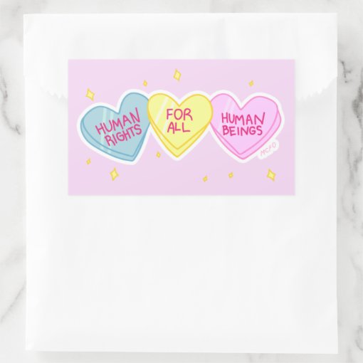 Human Rights sticker | Zazzle