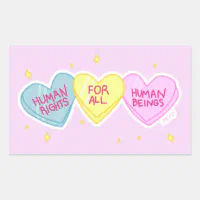 Human Rights sticker