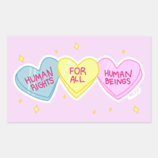Human Rights sticker