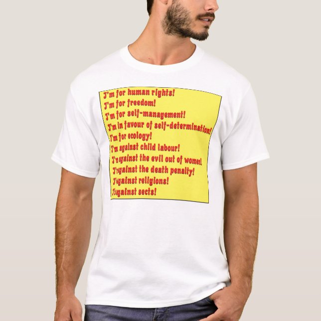 Human rights T-Shirt (Front)
