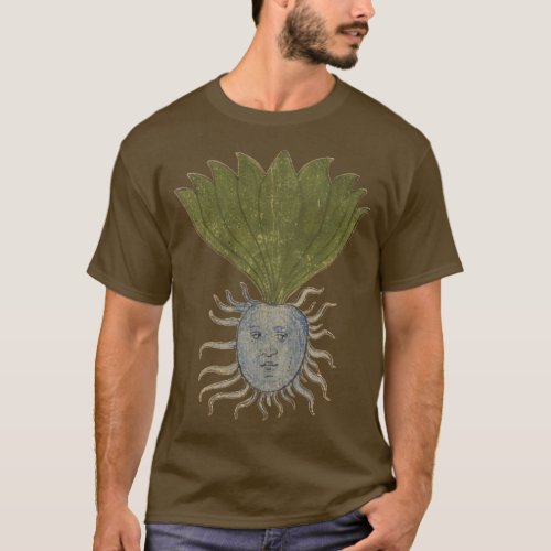 Human Root Herbal Medieval Plant Lover Romantic Sp T_Shirt