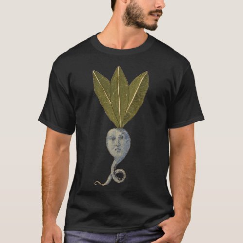 Human Root Seed Herbal Medieval Plant Lover Romant T_Shirt