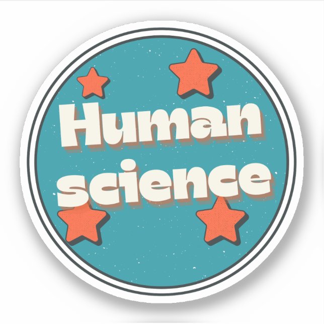 Human science sticker (Front)