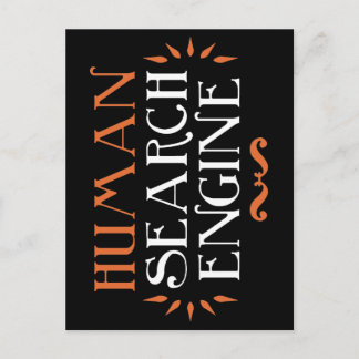 Human Search Engine Postcard