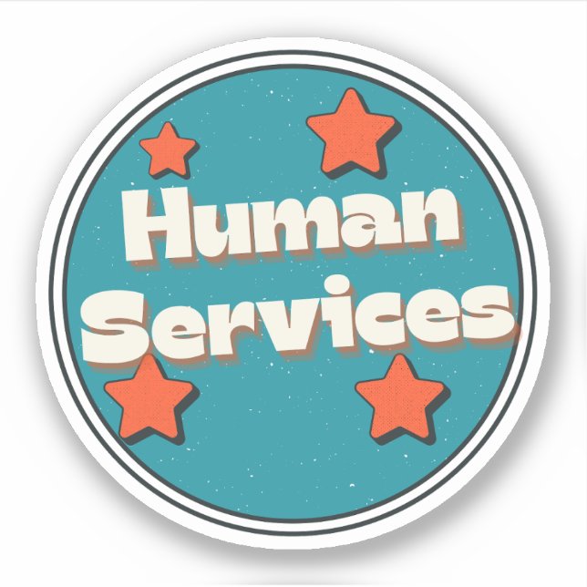 Human Services Sticker (Front)