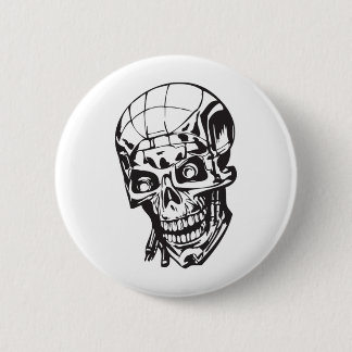 Human Skull 159 Button